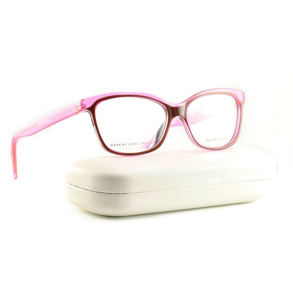 Marc Jacob Square Women Pink/Fuchsia Acetate Frame